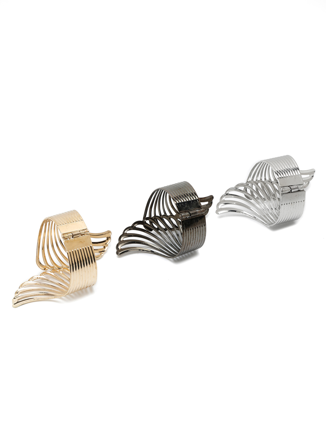YouBella Jewellery Combo of 3 Cuff Bracelet Bangle for Girls and Women (Multi) (YBBN_91969)